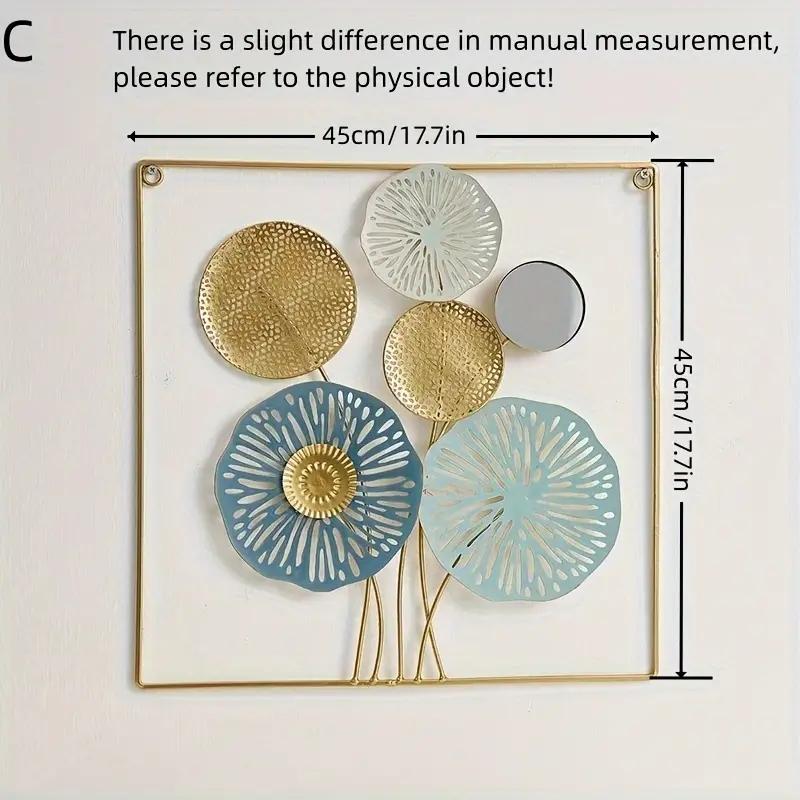 Mirror Wall Art Modern Wall Sculpture Art Home Decoration Multifunctional Round Metal Wall Art Decor Flexible Minimalist Mirror