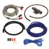 8GA Power Amplifier Installation Kit Car Subwoofer Audio Wire Line Power Cable with Fuse Universal