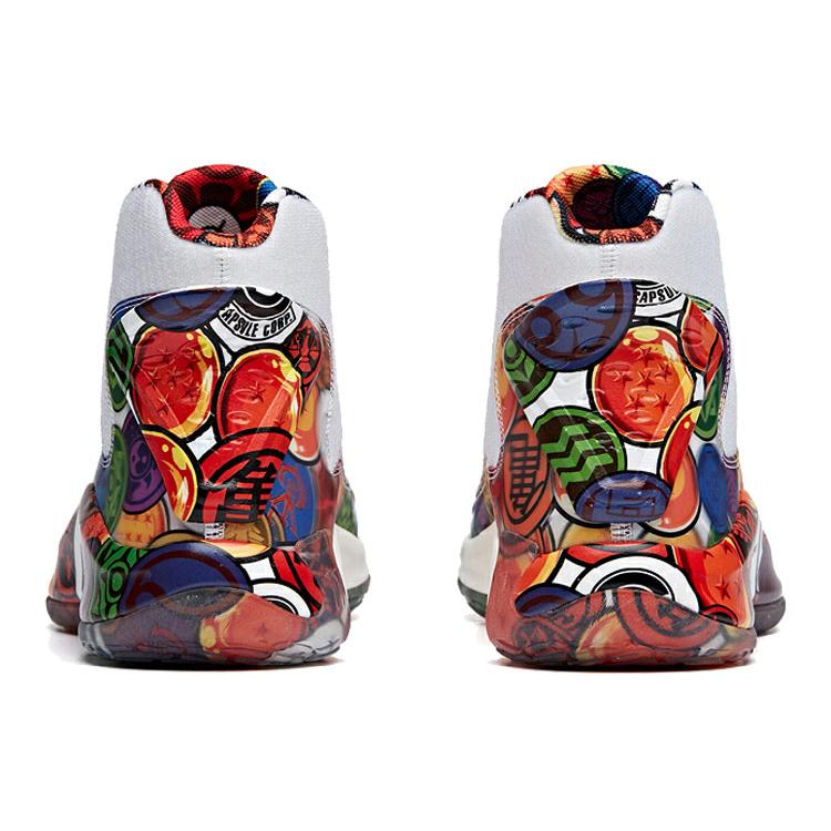 Anta KT5 Basketball Shoes Women's High Top White Orange 122011101-6