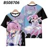 Hololive VTuber Nakiri Ayame Shirakami Fubuki T-shirts 3D Print Kid Anime Tee Men Women Short sleeve Top Harajuku O-Neck T shirt