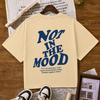 Funny Introvert Shirt | Not In The Mood Shirt | 100% Cotton Shirte Sarcastic | Graphic Tee for Women