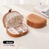 Luxury Pu Jewelry Organizer With Hard Structure For Earrings And Necklaces