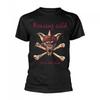 Running Wild Unisex Adult Under Jolly Roger Skull And Crossbones T-Shirt