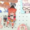 Anime Cardcaptor Sakura KINOMOTO SAKURA Cosplay Keychain Kawaii Unisex Acrylic Keyring Key Chain Bag Ornament Decoration Prop