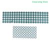 200Pcs Self-Adhesive Electrical Insulation Pad Rings 18650 21700 26650 32650 Battery Insulating Gasket Li-ion Battery Insulation