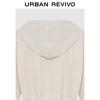 UR 2024 Invierno Sudadera Corta Casual con Capucha y Cordón para Mujer