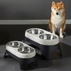Pet Food Bowls Set With Antispill Elevated Design For Cats And Dogs