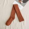 Wool Cotton Winter For Girls JK Stockings Above Knee High Socks Women Long Stockings Solid Color