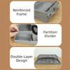Faltbarer Make-up-Schubladen-Organizer Zusammenklappbarer erweiterbarer Schubladen-Organizer Schminktisch-Organizer
