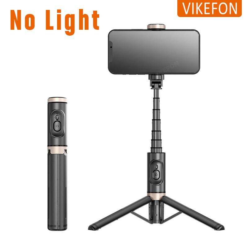 Bluetooth Selfie Stick Foldable Wireless Tripod with Bluetooth Shutter Monopod Live Photograph for iPhone 15 14 Samsung S24 S23