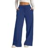 Damen High Waist Weite Hosen Lockerer Schnitt Lässige Hosen für und Tägliche Kleidung
