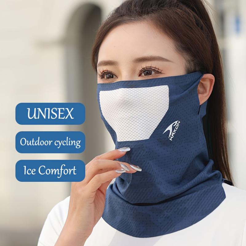 1pc Unisex Summer Neck Gaiter - Breathable, Stretchy, Seamless Face Mask for Cycling & Outdoor Sports, Universal Headgear | Stylish Neck Gaiter