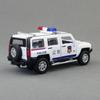 Car Alloy Model H3 Police Suv With Lights And Sound Effects For Play Kids