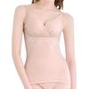 Bradelis New York Wireless Shapewear Cotton Catcher Lace Bra Size Dusty L Cami, Blend, Cup, Cami, 24, Rose,