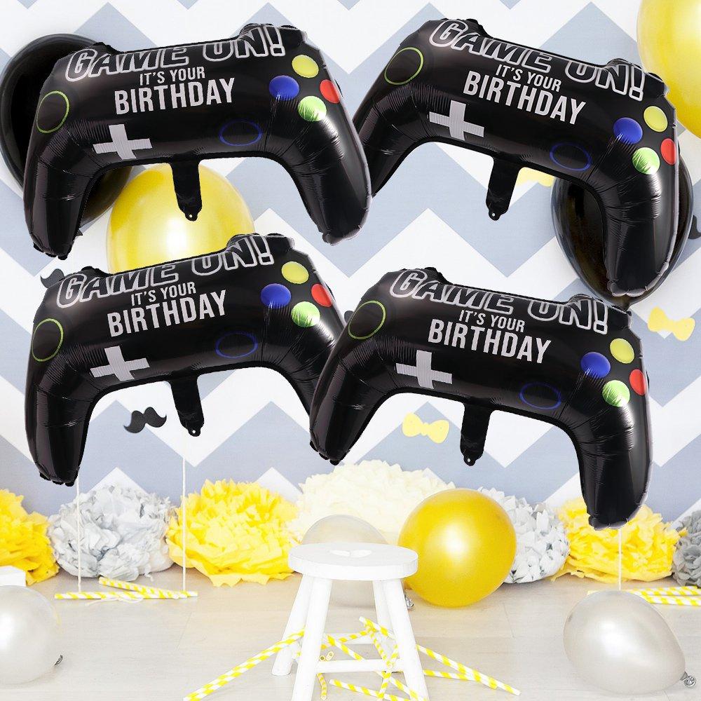 

Гигантские воздушные шары для вечеринок с видеоиграми Алюминиевая пленка Игра на воздушных шарах Игровой контроллер Воздушные шары Домашний декор