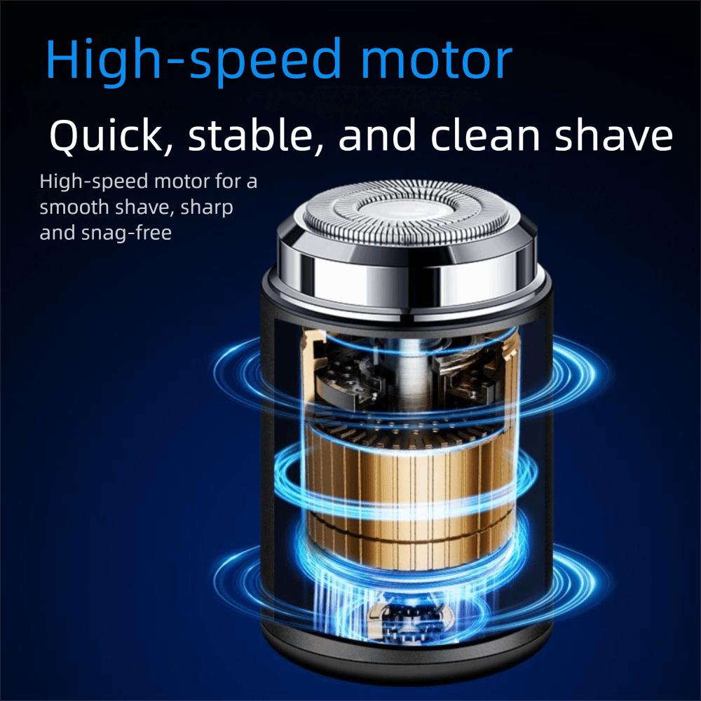Powerful Motor Electric Razor IPX6 Waterproof Mini Shaver USB Rechargeable Razor  Pocket Size