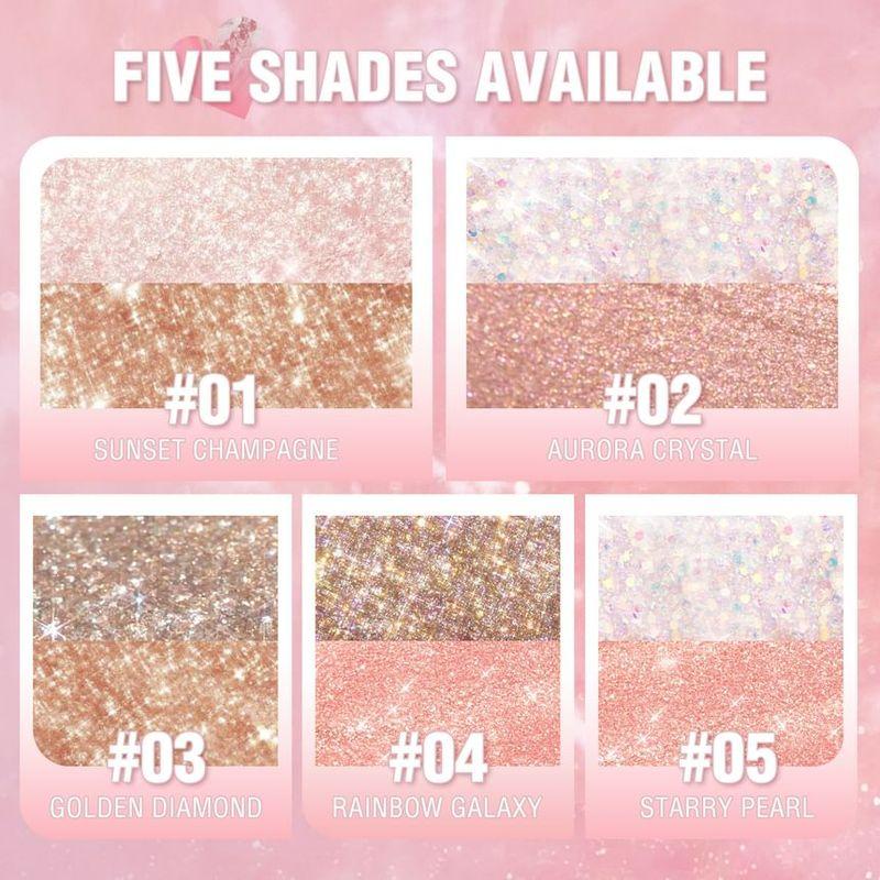 PINKFLASH - 2in1 All Glow Liquid Eyeshadow-3 colours