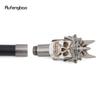 Silver Resin Skull Dragon Head Walking Cane Fashion Decorative Steel Stick Gentleman Elegant Cosplay Cane Knob Crosier 94cm