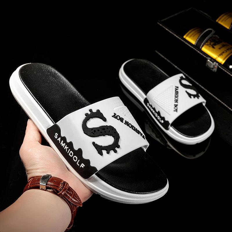 New Slippers Men's Summer Couples Can Wear Thick-soled Non-slip and Wear-resistant Fashionable Cool Slippers Men's Shoes