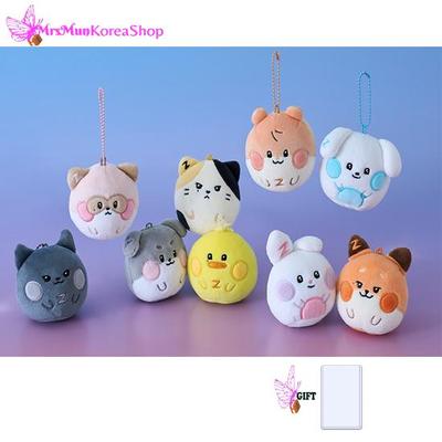 Zeroni – Schlüsselanhänger mit flauschigem Gesicht