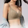 Sutiã Sem Costura Feminino Push Up Bralette Roupa Íntima Sem Fio Lingerie Feminina Sutiãs com Estampa de Letras da Moda