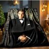 Leonardo Blanket Flannel Throw for Sofa, Indoor, Camping, Living Room, Office, Chair, And Bed Soft Birthday Gift
