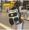 Stylish Large-Capacity Korean School Backpack for Girls with Durable Wide Shoulder Straps