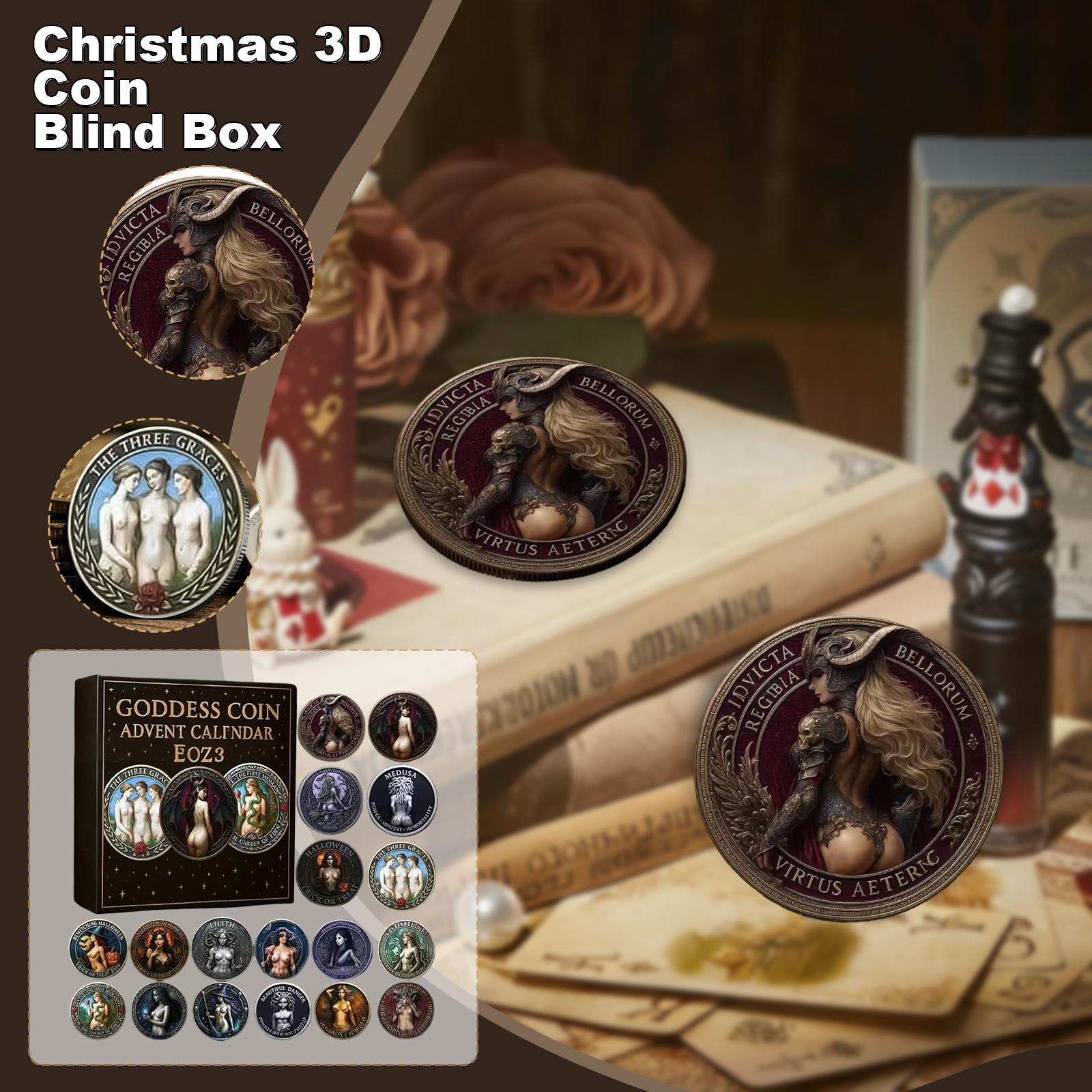 

Монета 24 Рождественский Праздник Подарок Украшение Подарок Рождество Дыра Музыка One Size