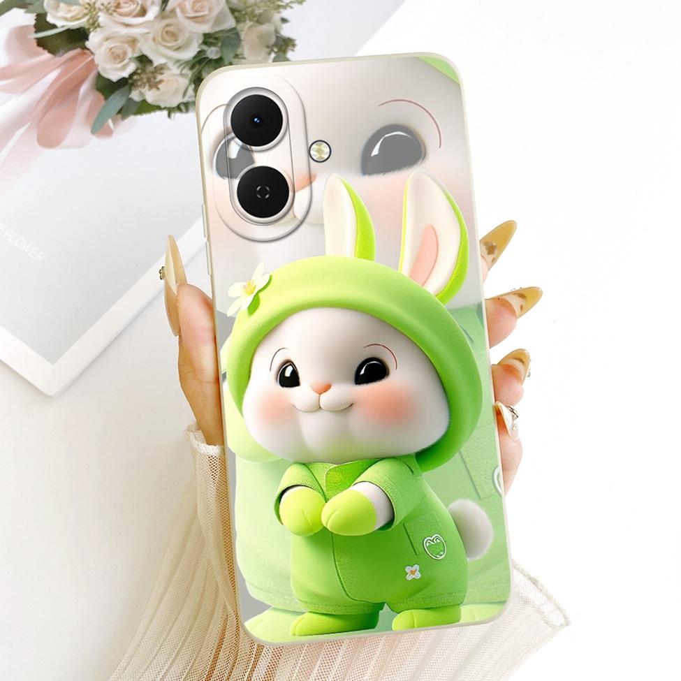 For Tecno KM4 Casing For Tecno Spark Go 2 Case Cover Luxury Fashion Cute Cartoon Funny Painted Silicone Phone Case