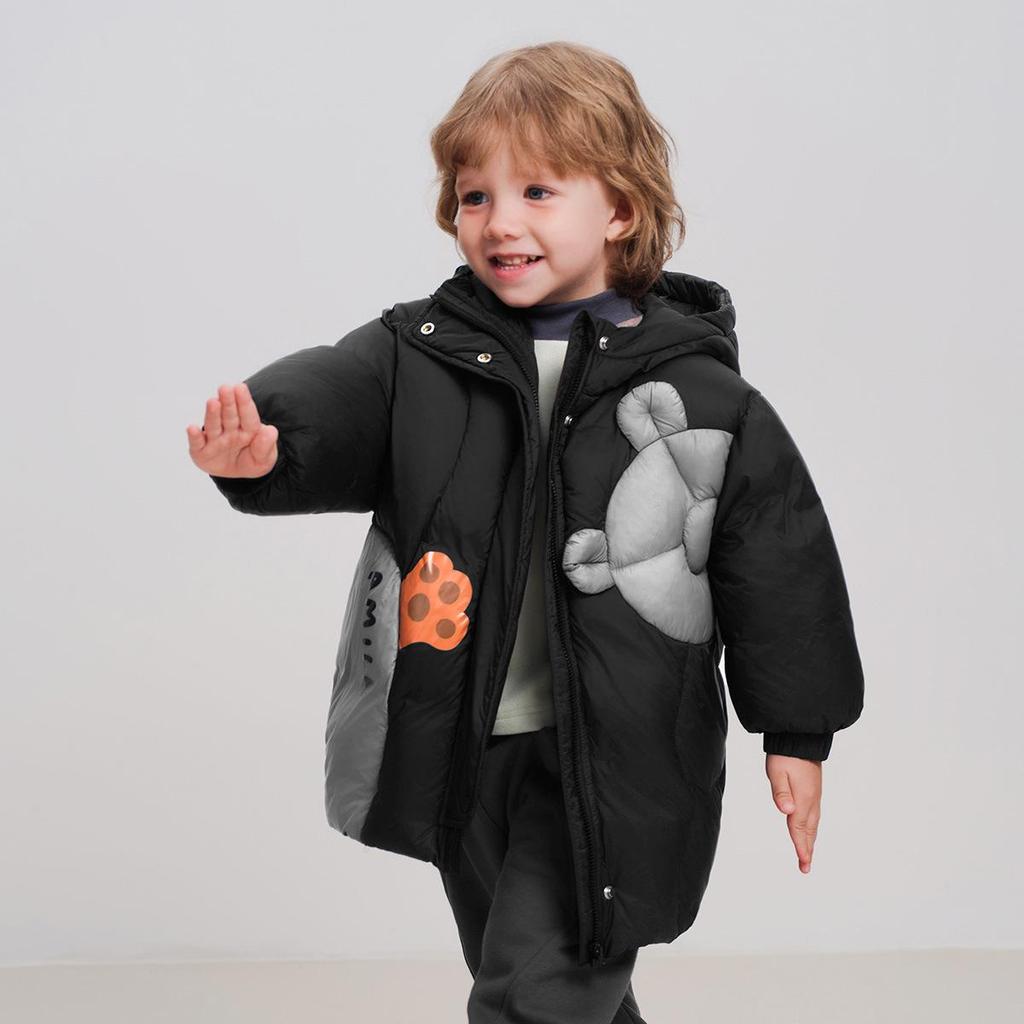 2025 Winter Mid-Length Down Jacket for Girls - Triple-Proof, 90% White Duck Down