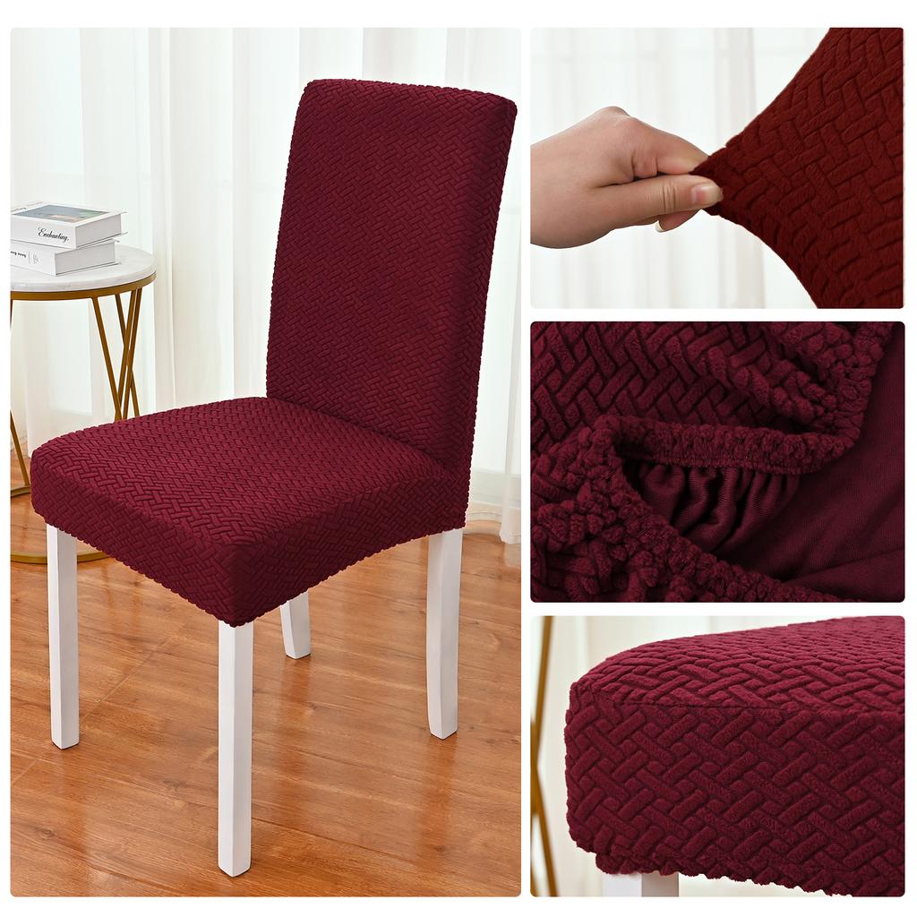 Simple Chair Cover Seat and Rest In One Half Package M Chair Protective Cover Polar Fleece Material
