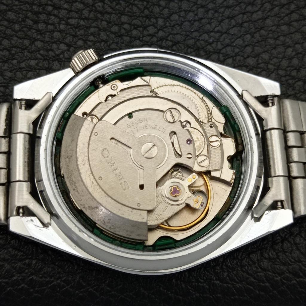 VINTAGE REFURBISHED SEIKO 5 AUTOMATIC 6309A JAPAN MENS SILVER WATCH a441087-4 Sk-a441087