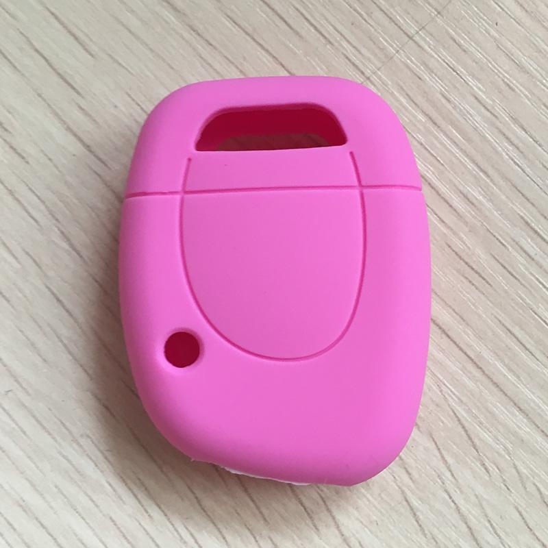Silicone Rubber Car Key Cover Case For RENAULT TWINGO CLIO KANGOO MASTER Key