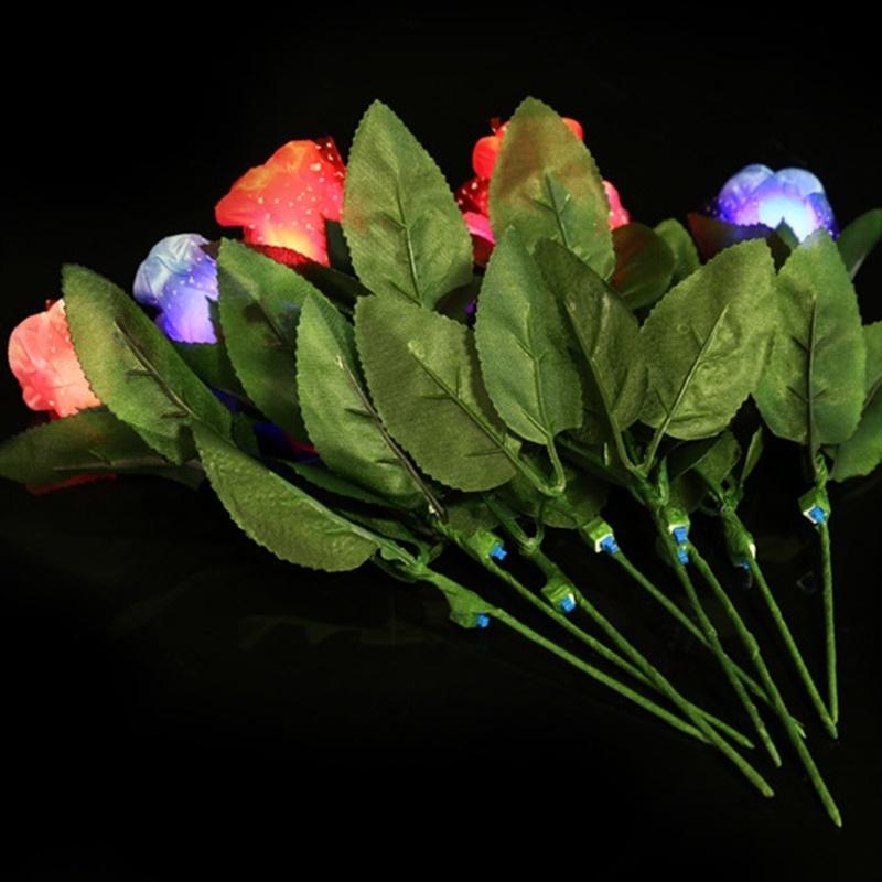 Romantic Valentine's Day Gift Luminous Rose Emulational Rose Lantern