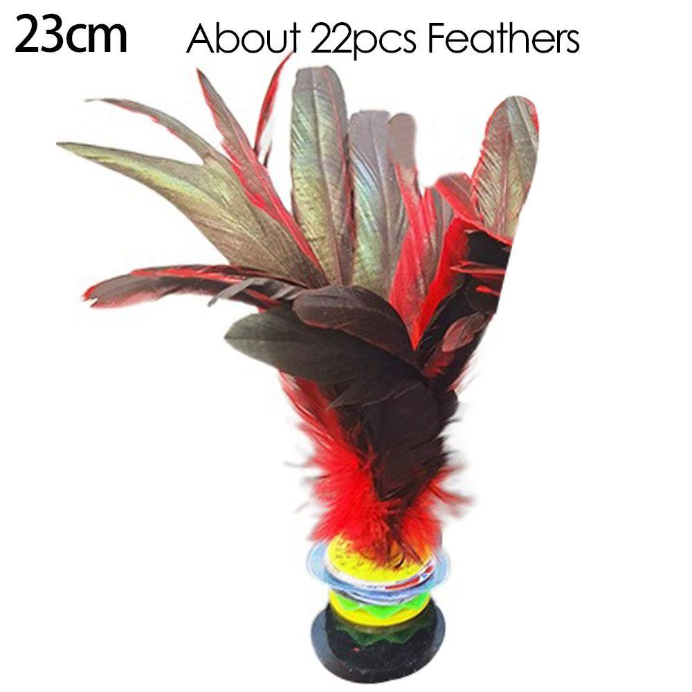 New Colorful Feathers Kick Shuttlecock Chinese Jianzi Foot Sports Outdoor Toy Game Entertainment Foot Kick For Physical Exercise