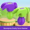 TikTok Style Carrot Hammer & Knife Portable Decompression Toy for Kids
