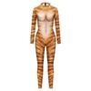 Leopard Funny Adult Bodysuits Dress Up Female Zentai Suits Cute Halloween Party Jumpsuit  Women