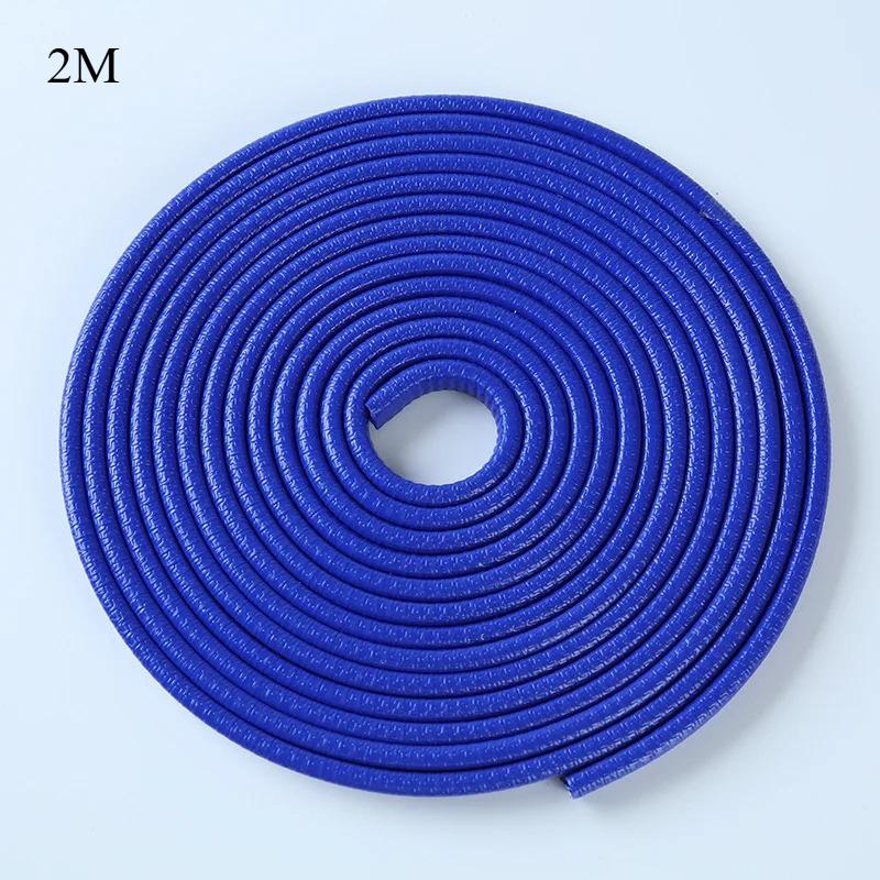 2/5M Car Door Anti Collision Strip with Steel Disc Bumper Trim Edge Scratch Protector Strip Sealing Guard Styling Car Decor