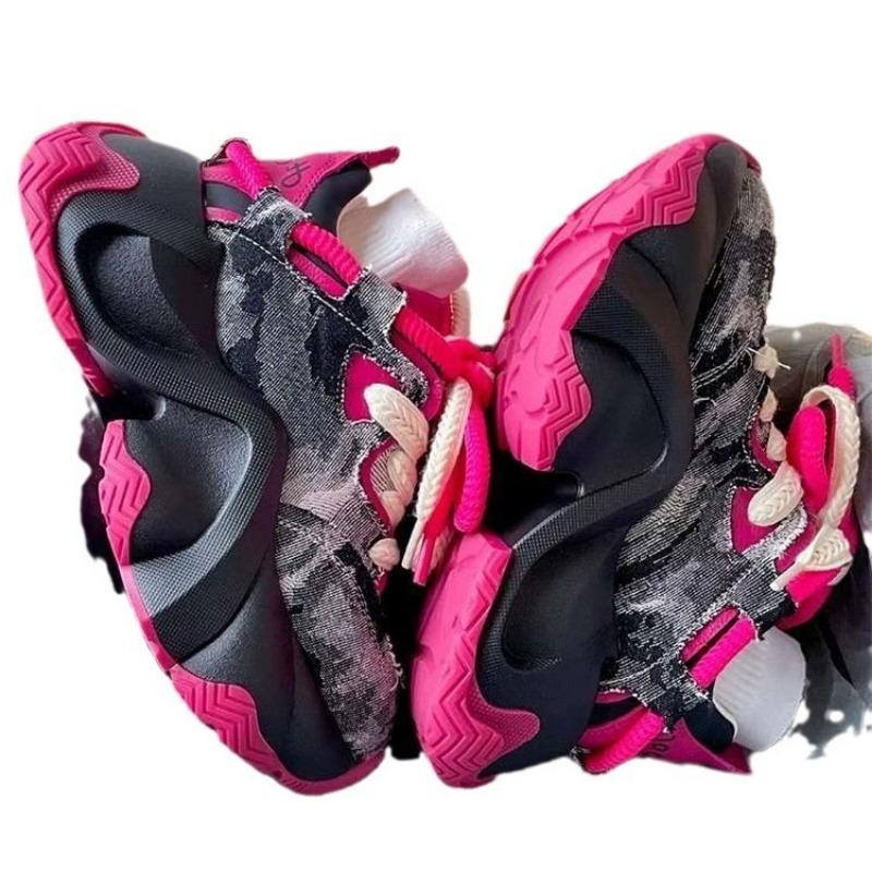 Super Thick-soled Heavy Industry Dad Shoes Children's New Autumn Extra Thick Trendy Brand Sports Shoes Women's Height Increase