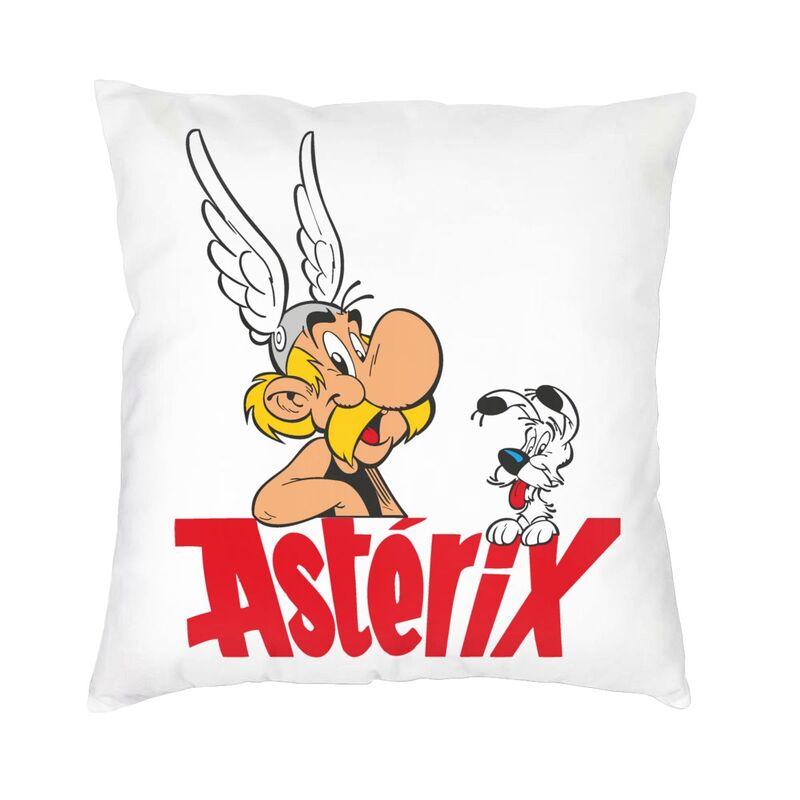 Anime Asterix Obelix Idefix Throw Pillow Covers Decor Home Adventure Comic Dogmatix Sofa Chair Cushion Cover Square Pillowcase