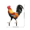 Akryl Hane Hage Kylling Utendørs Hage Stakes Dyre Kylling Statuer Hane Hage Dekor for Patio Plen Ornament, Rooster Stakes - Flat Ikke 3D