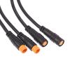 E-Bike Signal Sensor Waterproof Y-Splitter 1T2 3 Pin Connector Cables Sensor For Bafang Electric Scooter Bicycle Cord Parts