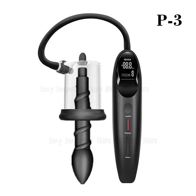 Male Electric Anal Prostate Massager Vacuum Vestibular Suction Stimulate Alternative Sex Toys Anal Toys Silicone Anal Plug