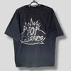 Vintage lata 90. Yo! Koszulka z logo MTV raps Kolekcjonerska kanał telewizji muzycznej hip hop vintage koszulki rap wyblakły czarny Duży