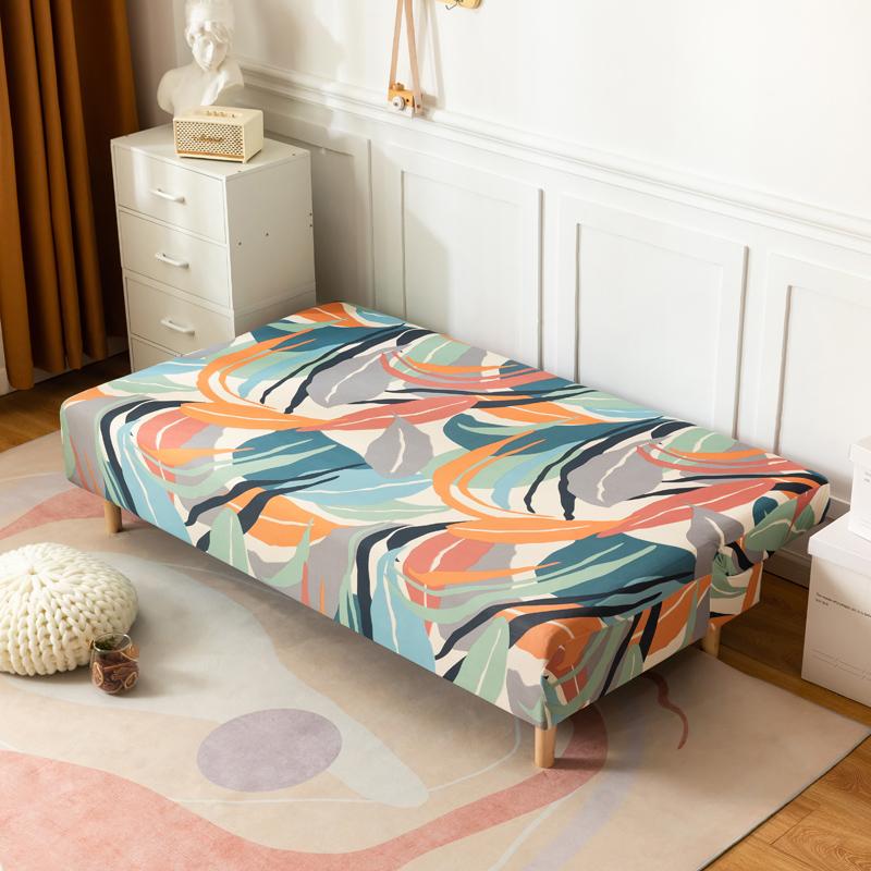 Folding Sofa Bed Cover Spandex Stretch Sofa Covers Elastic Double Seat Cover Slipcovers For Living Room Furniture Protector
