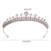 Crystal Tiara Crowns for Women Rhinestone Tiaras Princess Queen Crown Girl Bridal Wedding Tiara Birthday Party