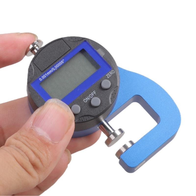Digital Leathers Thickness Measuring Instrument Versatile Tool Handy Measuring Device for Jewelry Fabric & Metal Film