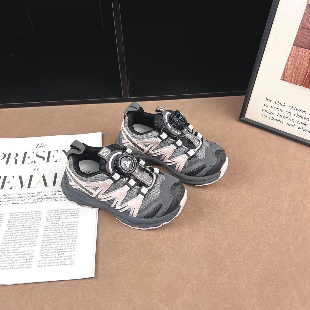 Unisex Kids' Breathable Non-Slip Rotating Sneakers - Spring/Autumn 2026
