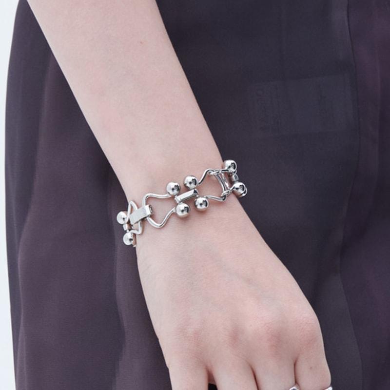 

LINKY LABORATORY Hook bold chain B whitegold