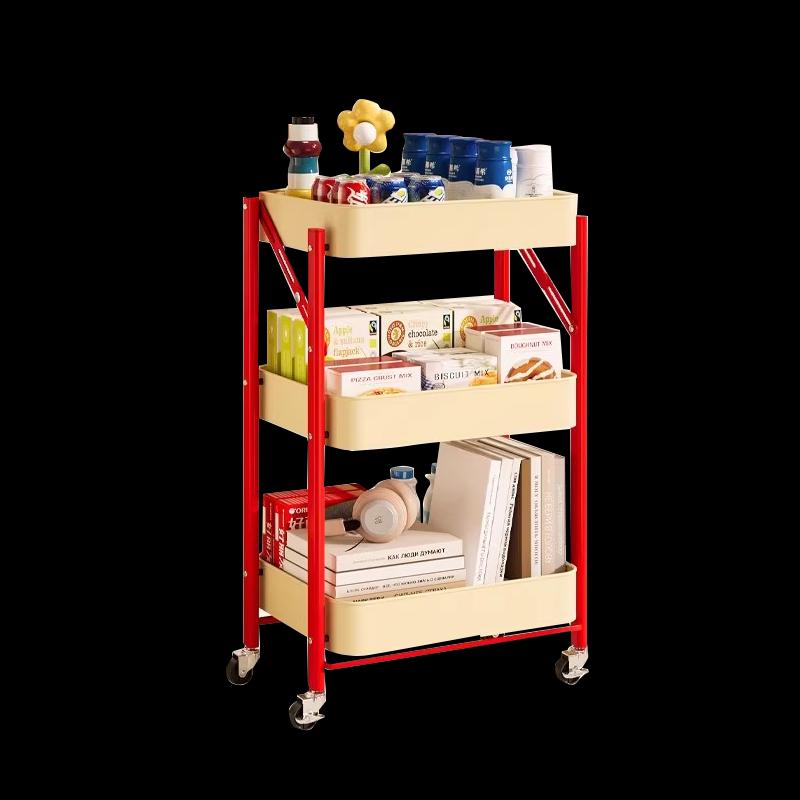 Foldable Multi-layer Storage Cart
